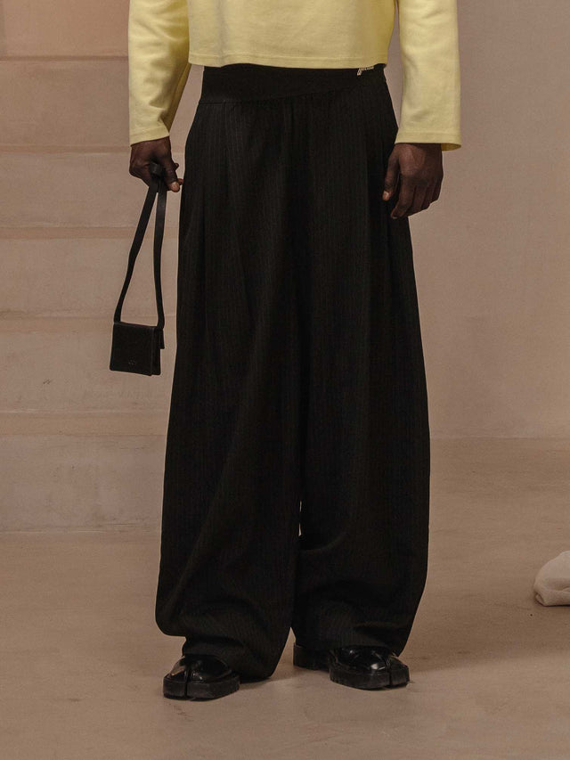'AMYL' PINSTRIPE PANTS