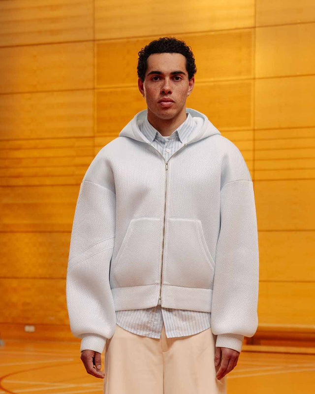'ROSS' MESH HOODIE
